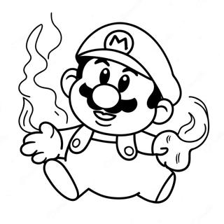 Fire Mario Coloring Page 44713-35699