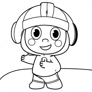 Pocoyo Coloring Page 4476-3687