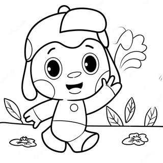 Pocoyo Coloring Page 4476-3688