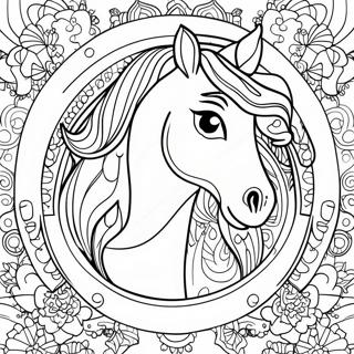 Detailed Horse Shoe Coloring Page 44773-35745