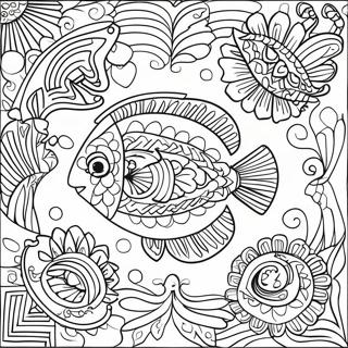 Mola Patterns Coloring Page 44783-35755