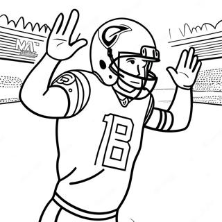 Cooper Kupp Touchdown Celebration Coloring Page 44804-35773