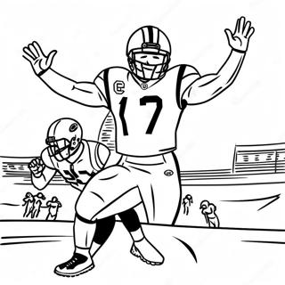 Cooper Kupp Touchdown Celebration Coloring Page 44804-35775