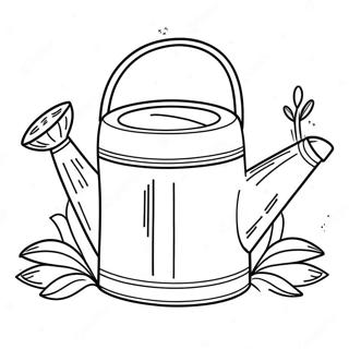 Watering Can Coloring Page 44833-35795