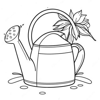 Watering Can Coloring Page 44833-35796