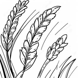 Wheat Coloring Pages