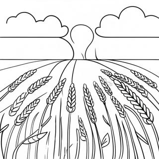 Wheat Coloring Pages