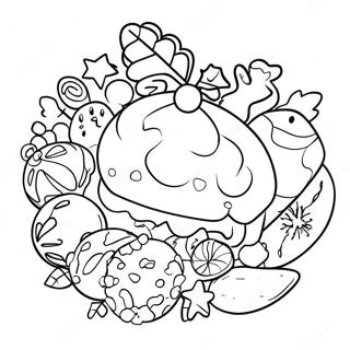 Christmas Food Coloring Page 44863-35821