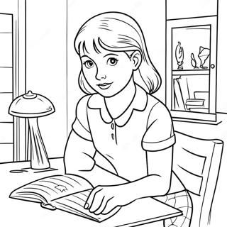 Nancy Drew Mystery Coloring Page 44873-35827