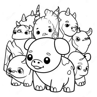 Appa With The Avatar Team Coloring Page 44894-35845