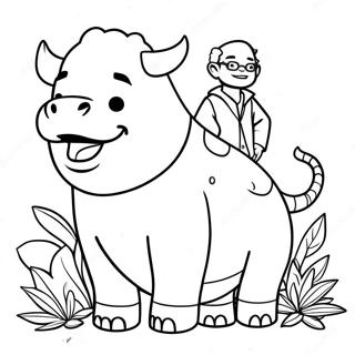 Appa With The Avatar Team Coloring Page 44894-35846