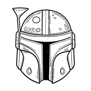 Boba Fett Helmet Coloring Page 44933-35870