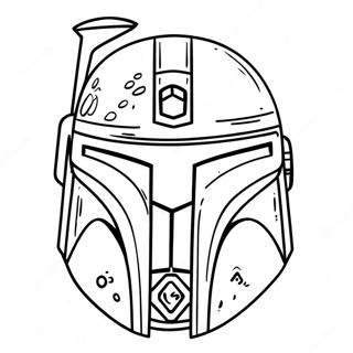 Boba Fett Helmet Coloring Page 44933-35871