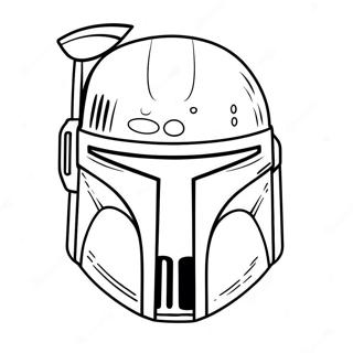 Boba Fett Helmet Coloring Page 44933-35872