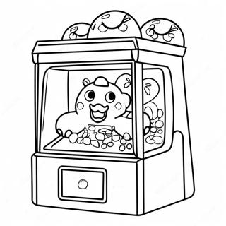 Claw Machine Coloring Pages