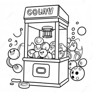 Claw Machine Coloring Page 44943-35883