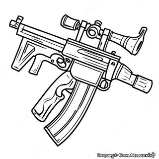 Machine Gun Coloring Page 44953-35889