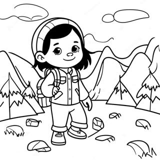 Molly Of Denali Exploring The Wilderness Coloring Page 44964-35901