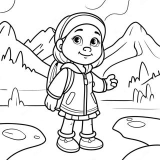 Molly Of Denali Exploring The Wilderness Coloring Page 44964-35902