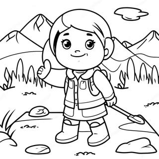 Molly Of Denali Exploring The Wilderness Coloring Page 44964-35904