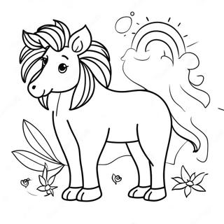 Colorful Spanish Animals Coloring Page 4497-3706