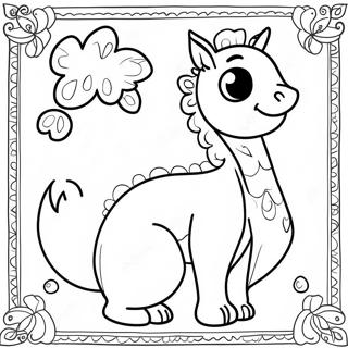 Colorful Spanish Animals Coloring Page 4497-3707