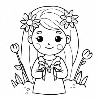 Girl Coloring Pages