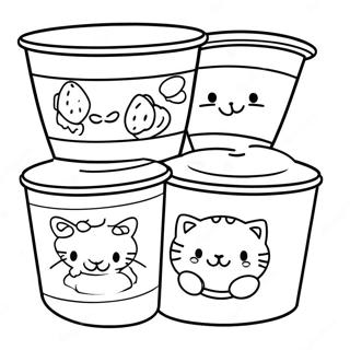 Colorful Cat Food Packaging Coloring Page 45024-35949