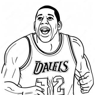 Magic Johnson Coloring Page 45043-35962