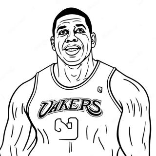 Magic Johnson Coloring Page 45043-35963