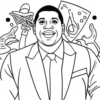 Magic Johnson Coloring Page 45043-35964