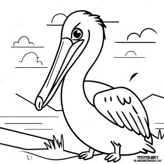 Pelican Coloring Page 45053-35970