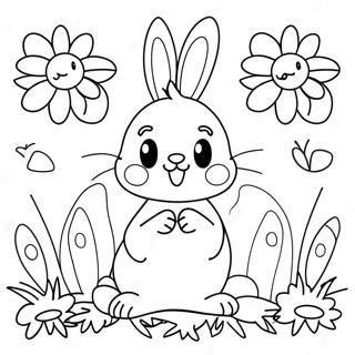 Easter Flowers Coloring Page 45063-35977