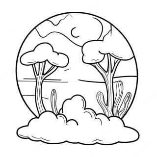 Bright Moonlight Coloring Page 45074-35989