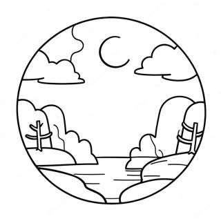 Bright Moonlight Coloring Page 45074-35991