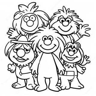 Fraggle Rock Coloring Pages