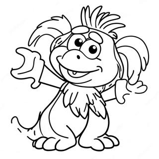 Gobo The Fraggle Coloring Page 45084-36002