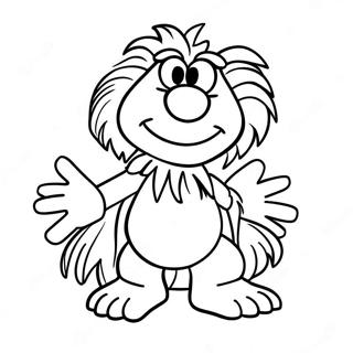 Gobo The Fraggle Coloring Page 45084-36003