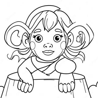 Klombo Coloring Pages