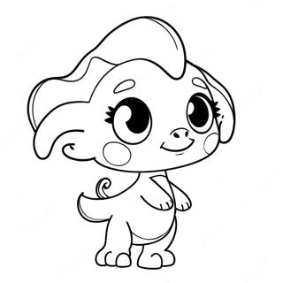 Cute Klombo Character Coloring Page 45094-36005