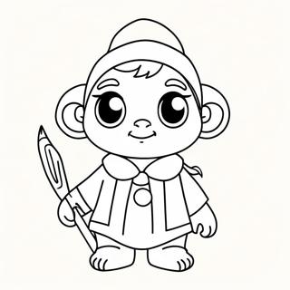 Cute Klombo Character Coloring Page 45094-36007