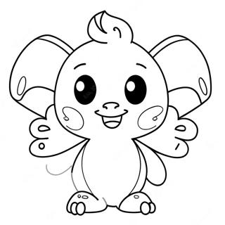 Cute Klombo Character Coloring Page 45094-36008