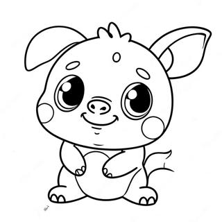 Pibby Glitch Character Coloring Page 45133-36036