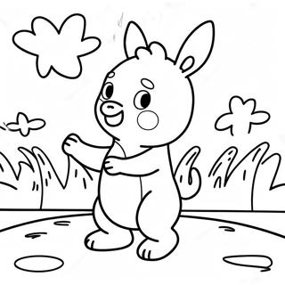 Pibby Glitch Adventure Scene Coloring Page 45134-36040