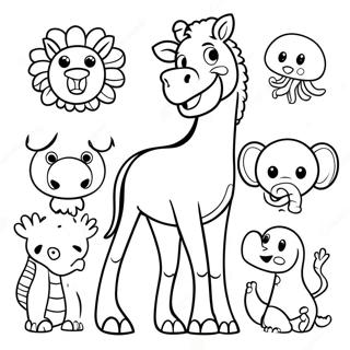 Zoo Animal Coloring Page 451-359