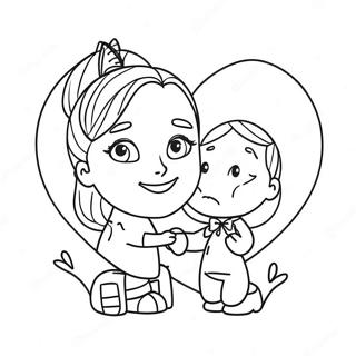 I Love Mommy Coloring Page 45223-36111