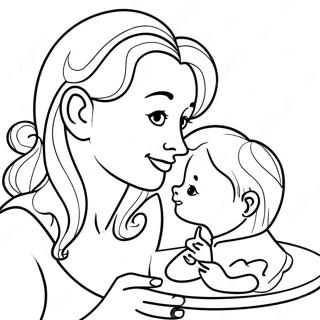 I Love Mommy Coloring Pages