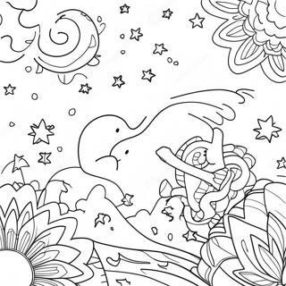 Night Sky Galaxy Coloring Page 45233-36118