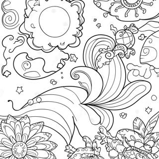 Night Sky Galaxy Coloring Page 45233-36120