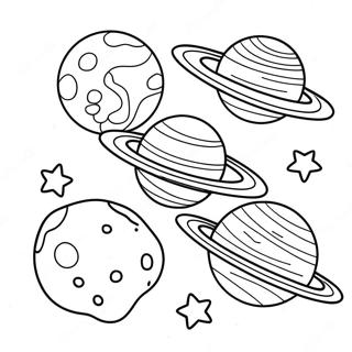 Night Sky Galaxy Coloring Pages